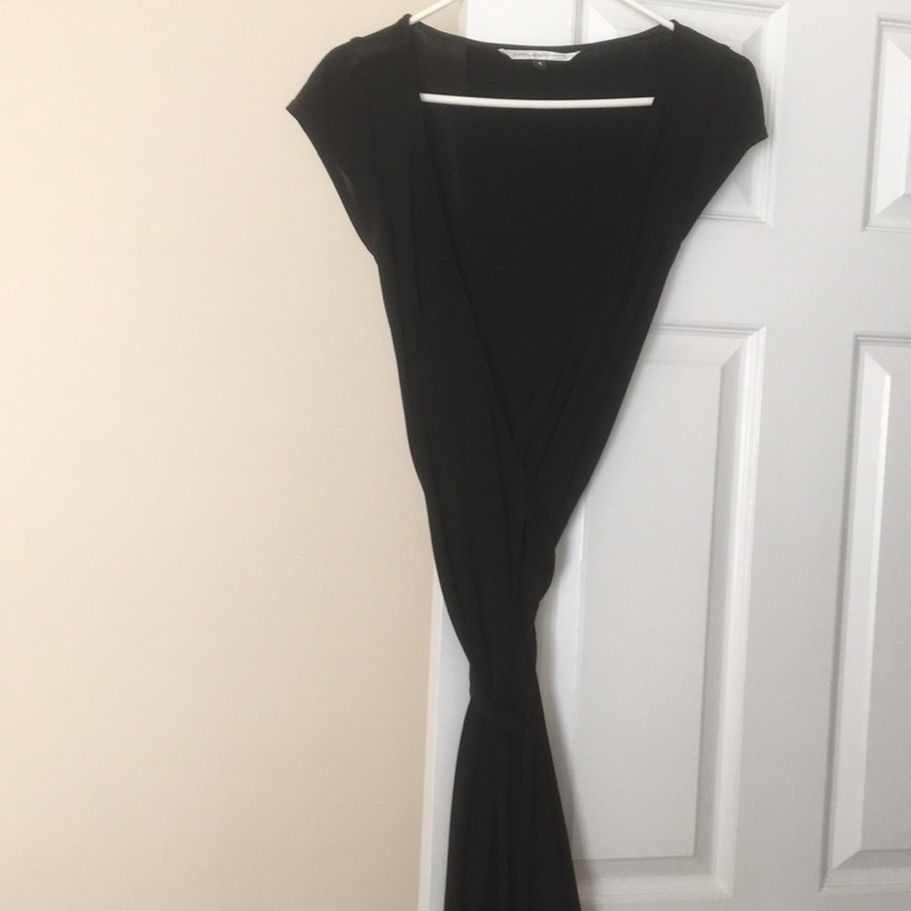 DVF short sleeved wrap dress